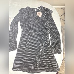 Womens Sz 2 Avec Les Filles Black And White Dress New